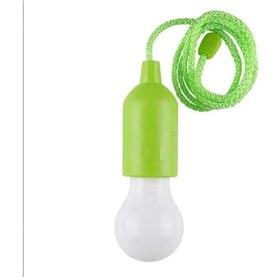 Resim Sge Teknoloji Yeşil Renk Pilli İp Askılı Beyaz Işık Led Lamba 