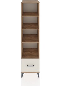 Resim Hyperion Dolap 4 Raflı Tek Çekmeceli 44x44x182 Çam-aytaşı Atlas Çam 