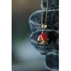 Resim 14 Ayar Altın Uğur Böceği Dikiz Süsü 