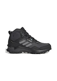 Resim Adidas Terrex Ax4 Mid Goretex Womens Boat Su Geçirmez Nefes Alan Bilekli Trekking Kadın Bot Gri Gri 