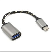 Resim Usb Kablo - Otg - 3.1 Type-C Erkek - 3.0 Dişi - 20 Cm 