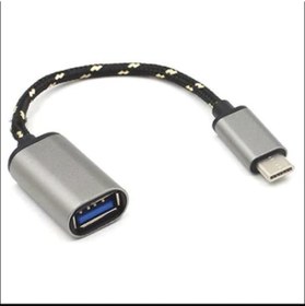 Resim Usb Kablo - Otg - 3.1 Type-C Erkek - 3.0 Dişi - 20 Cm 