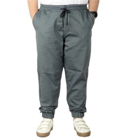 Resim Mode Xl Büyük Beden Erkek Keten Jogger Bahar 21911B Antrasit 001 