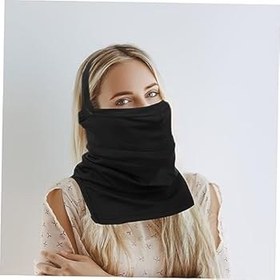 Resim SOIMISS 1Pc Mask Maske Için Toz Yüz Maskesi Erkekler Için Yüz Maskesi Rüzgar Geçirmez Sürme Yüz Maskesi Kış Yüz Koruyucu Kış Yüz Koruyucu Adam Motosiklet Kayak Polyester Siyah 