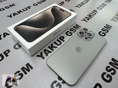 Resim Apple iPhone 15 Pro Max İkinci El YD | 256 GB | Natürel Titanyum İkinci El İPHONE 15 PRO MAX 256 GB PİL 93 KUTULU NATURAL TİTANİUM HATASIZ