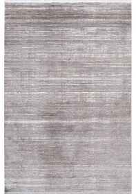 Resim Cosmos Cs002a Gri Halı Modern Detaylı Pamuk Taban Viskon Tozuaz Salon Yatak Odası Koridor Halısı-673 Gri 