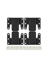 Resim Mufunye 4 Lü Set Modüler Kanepe Sistemleri İçin Evrensel Uyumlu Vidalı Bağlantı Klipsleri - Sağlam, Kolay Monte Mobilya Tespit Parçaları 