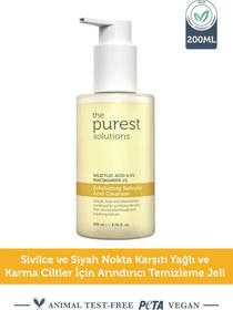 Resim The purest solutions exfoliating salicylic acid cleanser 0,5% salicylic acid, 1% niacinamide 