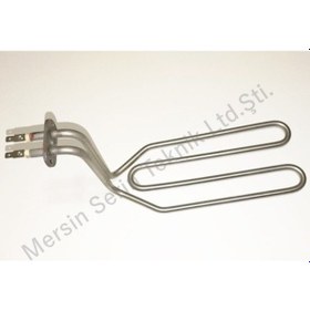 Resim Sanayi Fritöz Isıtıcı Rezistansı Flanşlı 2000W 