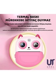 Resim NEFFO Çocuk Fotoğraf Makinesi Yazıcı, Selfie, Full Hd, Filtre, Oyunlar, Mp3 çalar App desteği 