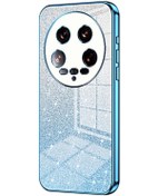Resim Xiaomi 14 Ultra, Elektro Kaplama Tasarımı Degrade Parıltılı Cep Telefonu Kılıfı İçin Telefon Kabuğu 