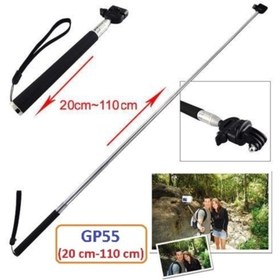 Resim Gplus EKEN H9R SJCAM SJ500 XIAOMI YI 110 cm Teleskopik Monopod GP55 