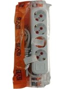 Resim Skygo 4'lü Topraklı Grup Priz 2 Metre Kablolu -ast 402 