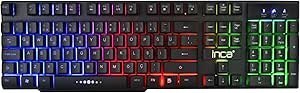 Resim INCA RAINBOW EFECT MEKANİK HİSLİ GAMER KLAVYE 