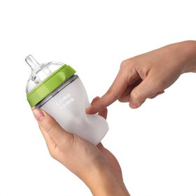 Resim Comotomo Silikon Biberon 250ml Orta Akışlı (3-6 Ay) - Yeşil 