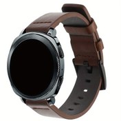 Resim Erkek Gerçek Deri Kayış Saat Bantı - Hızlı Çıkarma Tokası, 18mm/20mm/22mm Seçenekleri, Siyah ve Kahverengi Casual Spor Saat Bantı için Huawei, OMEGA, Casio, Çok Yönlü Bileklik, Şık Görünüm, Kaliteli El Sanatları 