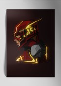 Resim Metal Baskı Duvar Tablosu - The Flash 