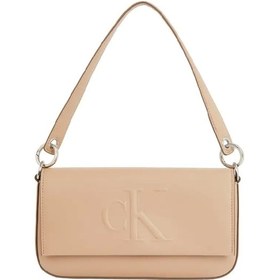 Resim Sculpted Flap Shoulder Pouch Os Çok Renkli 