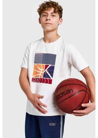 Resim Lescon Çocuk Kısa Kol T-shirt 26b-3053 Beyaz 
