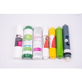 Resim Açık Kasa Su Arıtma Cihazı 7'li Filtre Seti 