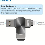 Resim Challenger Eaget 256gb Yeşil Çift Arayüzlü Usb 3.2 Flash Bellek İphone Uyumlu İpad Uyumlu Mac Pc Yüksek Hızlı 