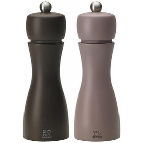 Resim Peugeot Tahıtı Karabiber Tuz Değirmeni 2'li Set 15 cm Kahverengi- 