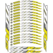 Resim Yamaha Florasan Sarı Baskı R25 Jant Şeridi 