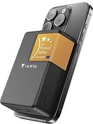 Resim VARTA Power Bank 10.000mAh, powerbank magnetico, Mag Pro Power on Demand, caricabatterie portatile con USB C, compatibile con MagSafe e Qi Standard (per compatibilità con iPhone e Android), grigio 