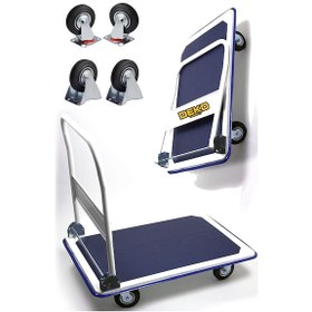 Resim Deko Turkey Katlanır Malzeme Koli Yük Paket Taşıma Arabası 300kg 