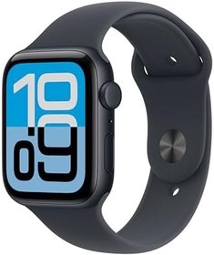 Resim Apple Watch SE 3 GPS + Cellular 44 mm Gece Yarısı Alüminyum Kasa Akıllı Saat ve Gece Yarısı Spor Kordon - M/L. Fitness ve Uyku Takibi, Kalp Atış Hızı Takibi, Hep Açık Ekran, Suya Dayanıklı Tasarım 