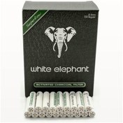 Resim Ehediye White Elephant 150 Li 9 Mm. Karbon Pipo Filtre Filitresi Rc30 