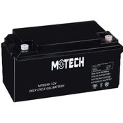 Resim Motech Akü 12v 65a Jel Elektrikli Araç Aküsü 348x167x178mm -mt65 