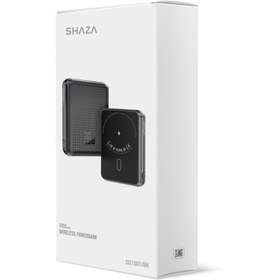 Resim shaza 5.000 Mah Magsafe 15w Taşınabilir Şarj Cihazı Powerbank Siyah 