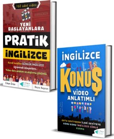 Resim Erkan Önler Yayınları Pratik İngilizce konuşma seti (Video dersler+2 kitap) 