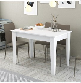 Resim Kiev Mutfak Masası - Beyaz / Beyaz 
