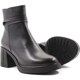 Resim Hakiki Deri Kürklü Kadın Klasik Bot 757kza24514 001 