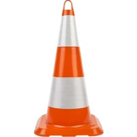 Resim Fm Trafik Kırılmaz Trafik Konisi Çift Reflektifli 75'lik 