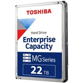 Resim Toshıba Enterprıse, Mg10afa22te, 3.5&quot , 22tb, 512mb 7200 Rpm, 7/24 Güvenlik, Data Center, Nas, Server, Hdd 