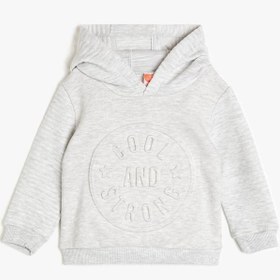 Resim Erkek Bebek Kapüşonlu Sweatshirt 