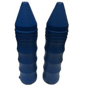 Resim 4 Parmak Mat Mavi Sivri Elcik Plastik 