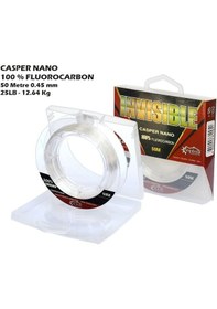 Resim Captain Casper Nano %100 Fluoro Carbon Misina 50Mt 0.45 Mm 