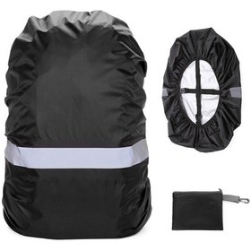 Resim Mufunye Yansıtıcı Dağcılık Sırt Çantası Yağmur Kılıfı Çift Toka Siyah Xs Boy 20l Çok Renkli 
