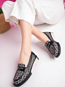 Resim Muggo LUVİ Garantili Kadın Loafer Günlük Eva Taban Casual Makosen Ayakkabı 