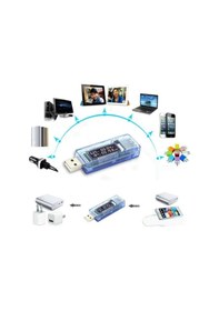 Resim Usb Voltmetre. Usb Ampermetre. Usb Akım Ölçer Vastar 