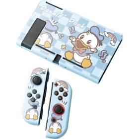 Resim Nintendo Switch Mat Kabartmalı Koruyucu Kılıf Tpu Yumuşak Kılıf Donald Duck (Yurt Dışından) 