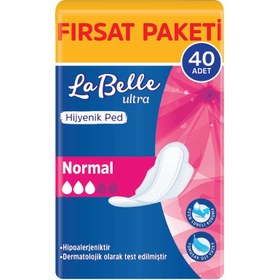 Resim La Belle Ultra Normal Hijyenik Ped 40'lı 