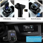 Resim Lemestar Araç İçi Kablosuz Bluetooth Fm Transmitter Mp3 Çalar Çift Usb Şarj Cihazı Dayanıklı Kompakt Kutulu 