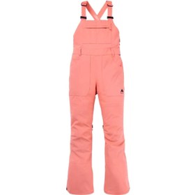 Resim Burton Avalon Stretch Bib Pants Kadın Pembe Snowboard Pantolonu 