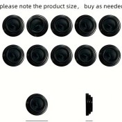Resim Dashanshop 10 Parça Siyah Premium Silikon Kapı Ses Yalıtım Pedları - Gürültü Ve Titreşim Önleyici 