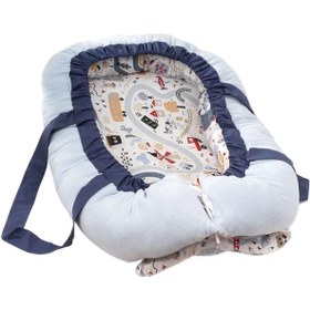 Resim MomiShop-Ayten Dursun Adventure Babynest - Mavi - Mavi / Standart 